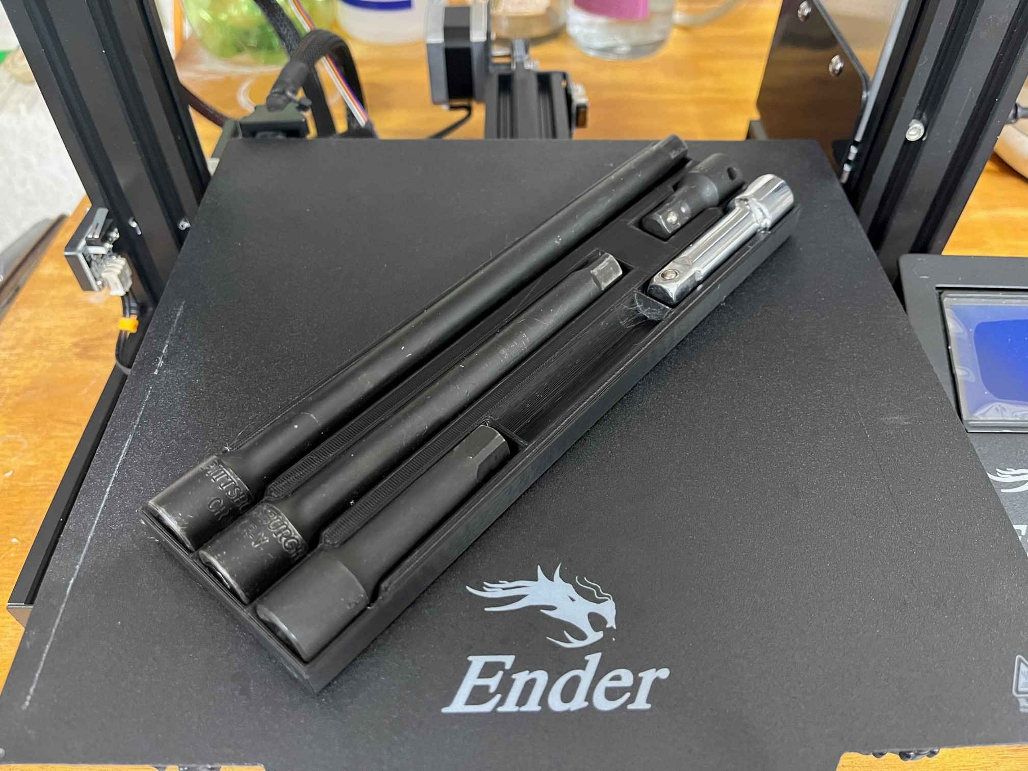 Organizer / holder for 3/8 Drive Socket Extension Set Harbor Freight