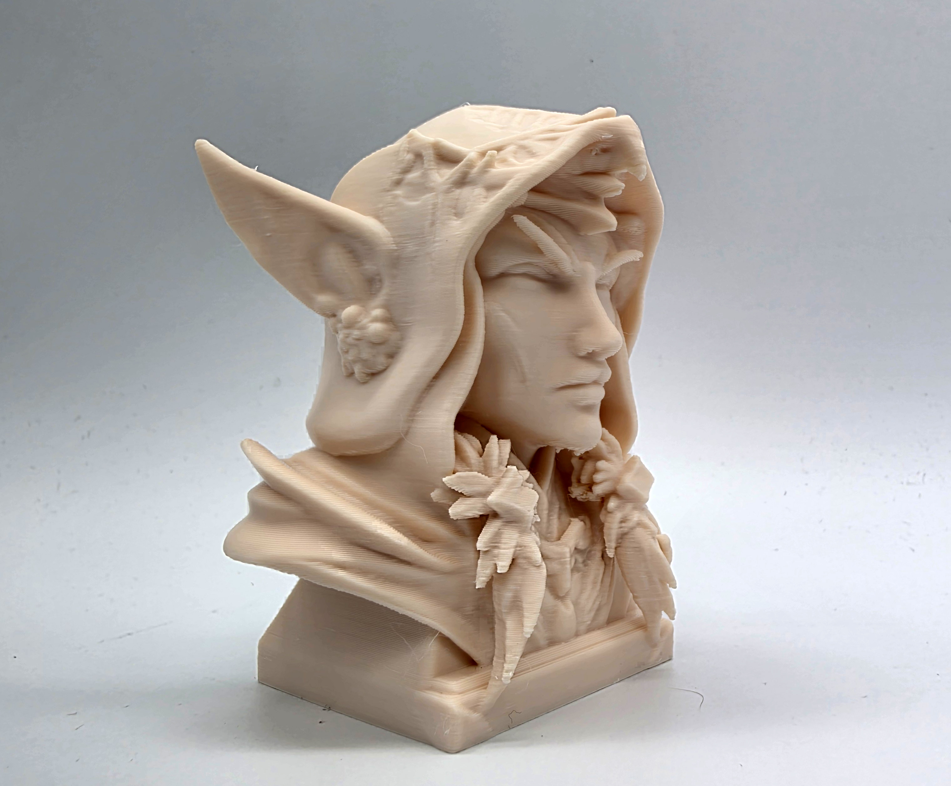 Miniatura 2 do modelo 3D High Elf Mage Bust