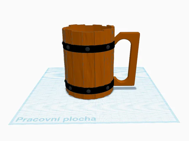 Wooden tankard