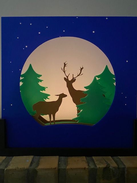 Deer landscape shadow box by Kevyn3D | Download free STL model ...