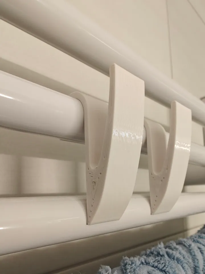 Bathroom Radiator Towel Hanger by Viko | Download free STL model ...