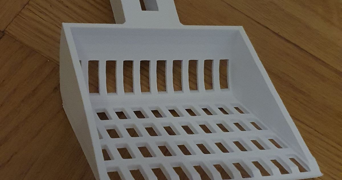 Shit happens cat litter scoop by Jönne Download free STL model