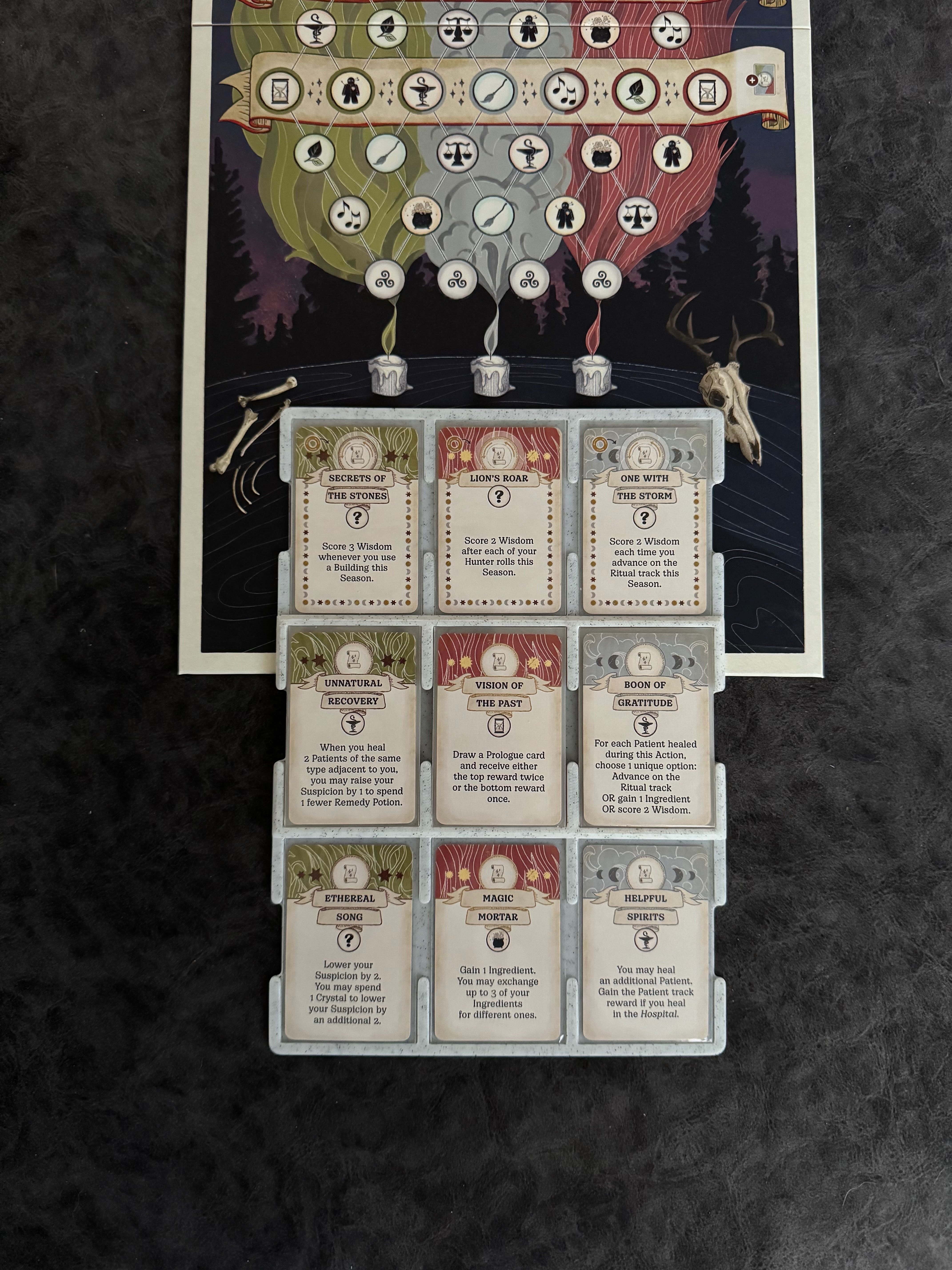 Septima Board Game Spell Tray