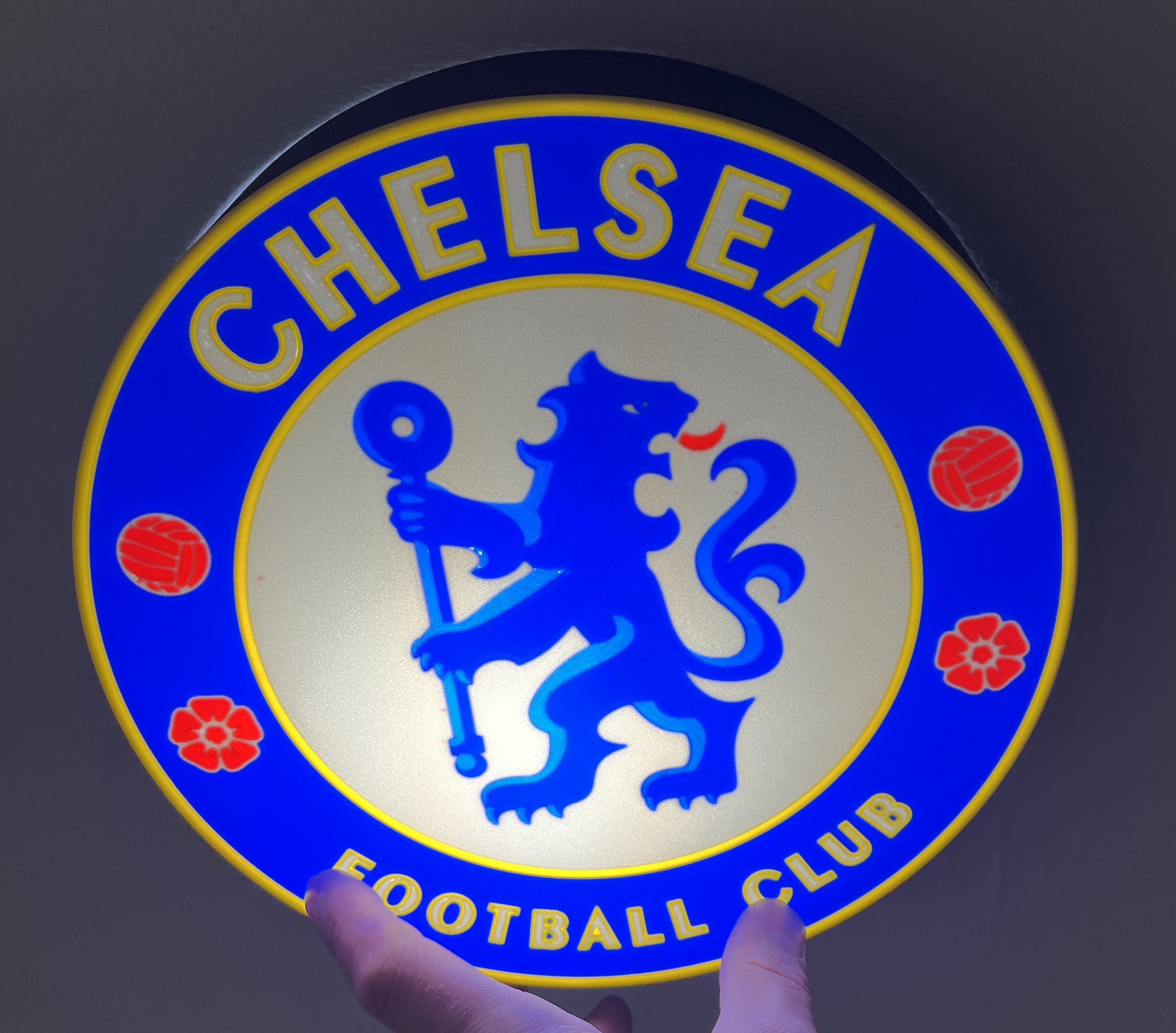 Chelsea Football Club Light Box by Wetts | Download free STL model ...