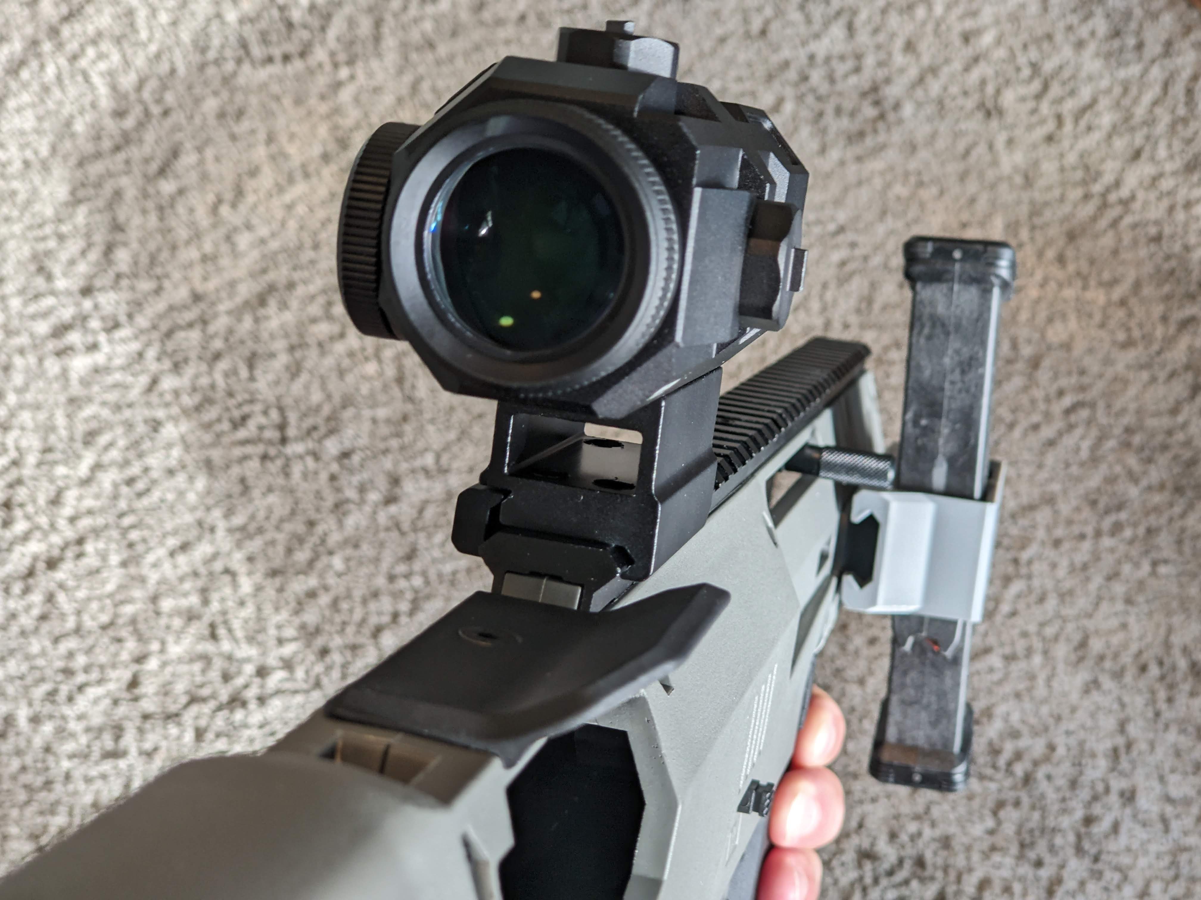 Over/Under Picatinny Glock Mag Holder by T3CHKOMMIE Download free STL model