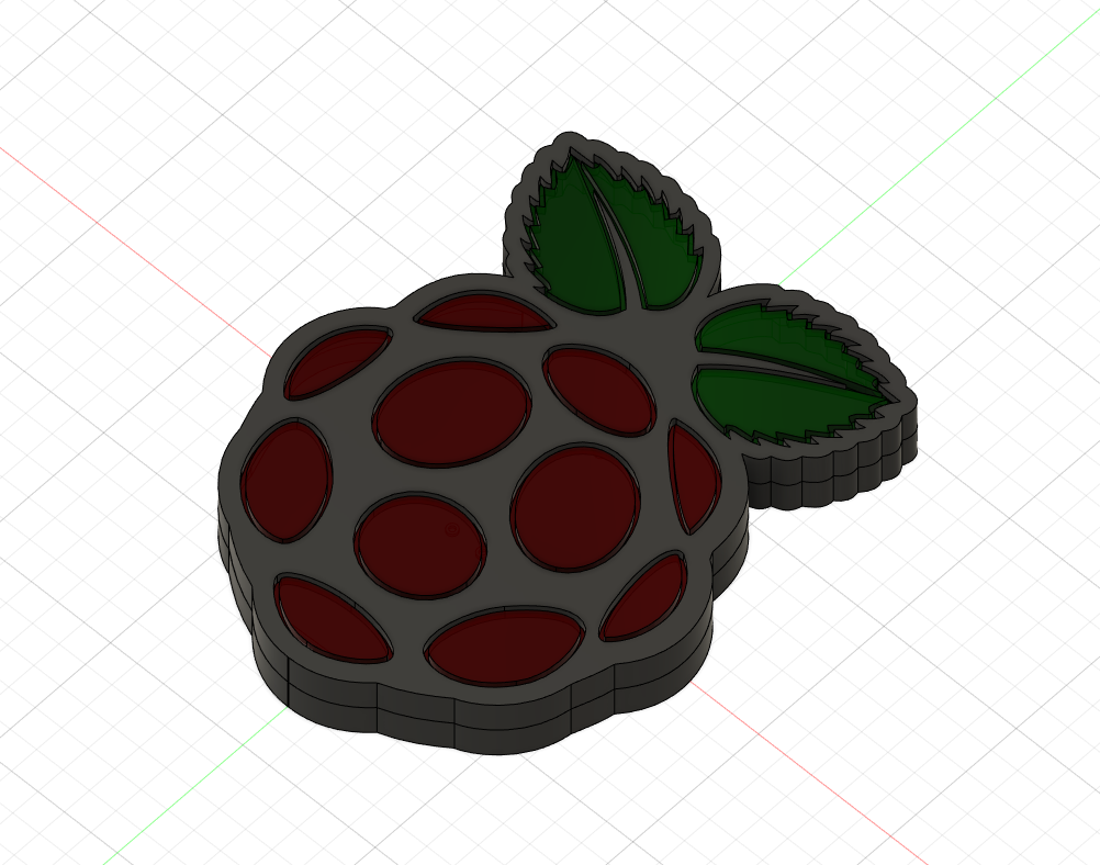 Raspberry Pi Backlit Logo By Boots23 Download Free Stl Model 8698