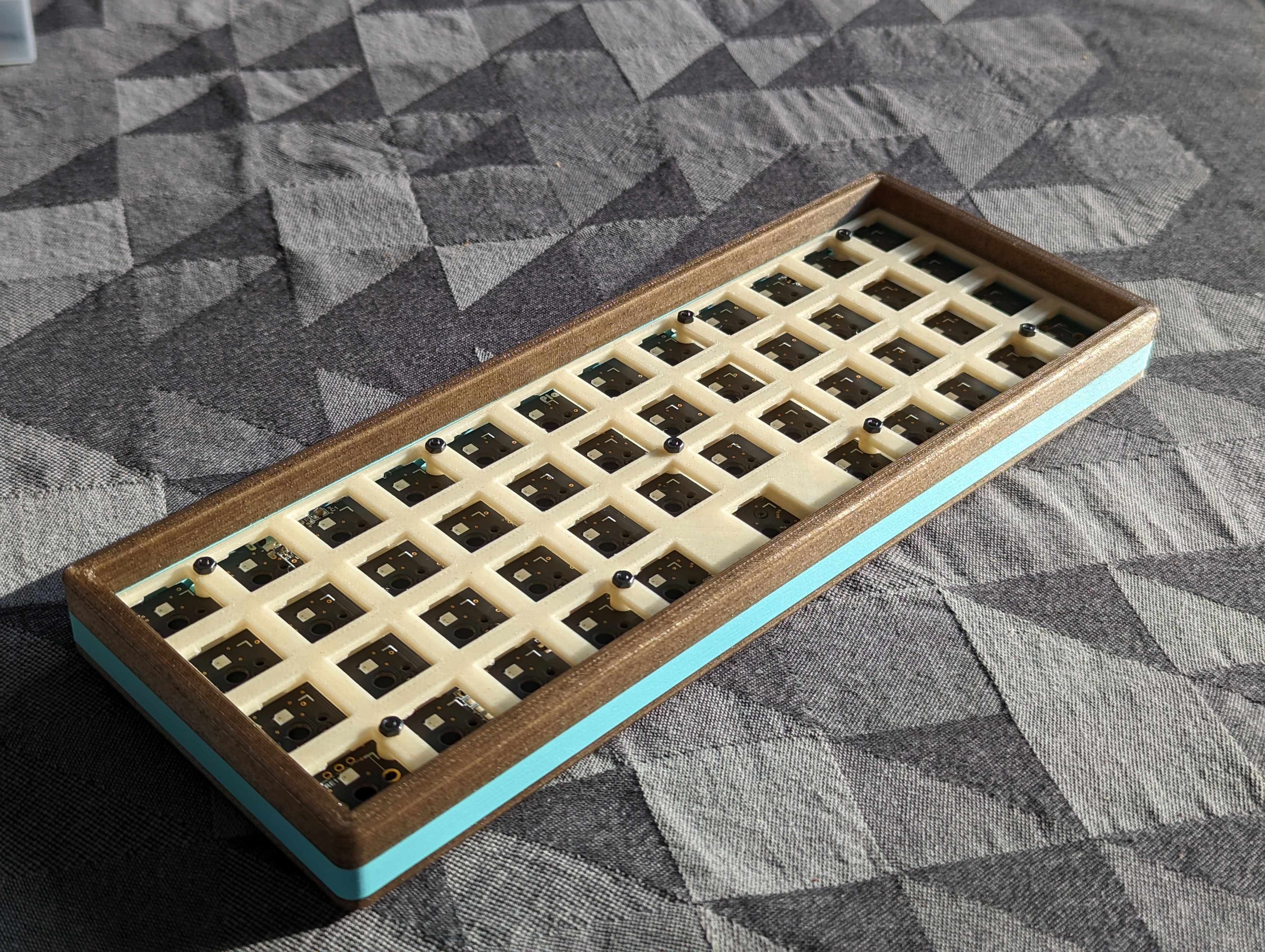 Planck EZ custom case and plate