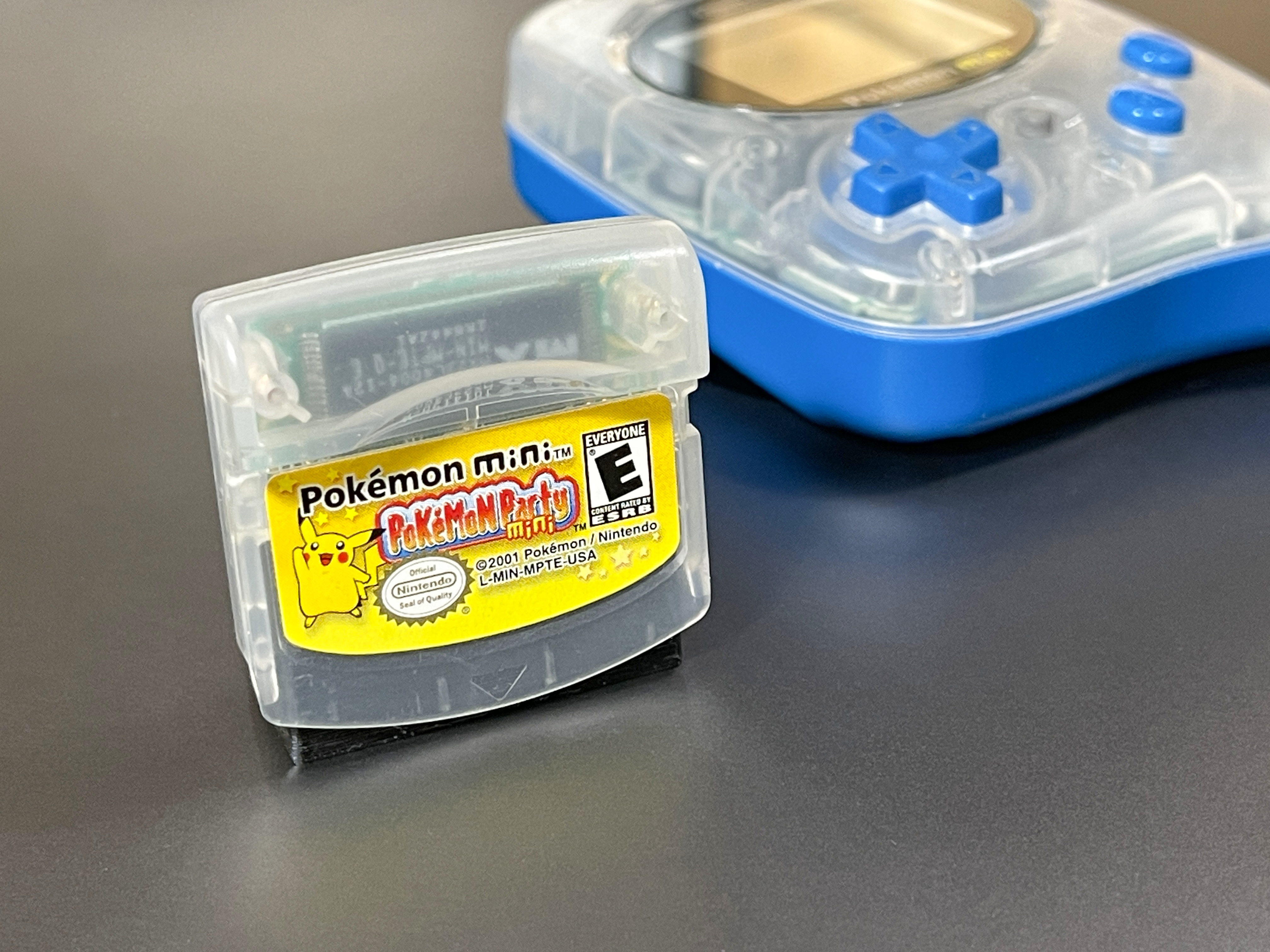 Minimal Pokémon mini Cartridge Display Stand