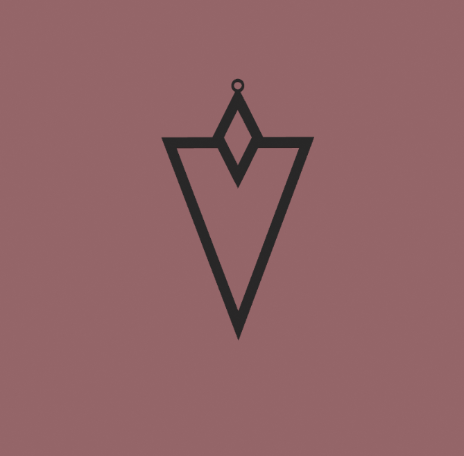 TRIANGLE EARRING 2