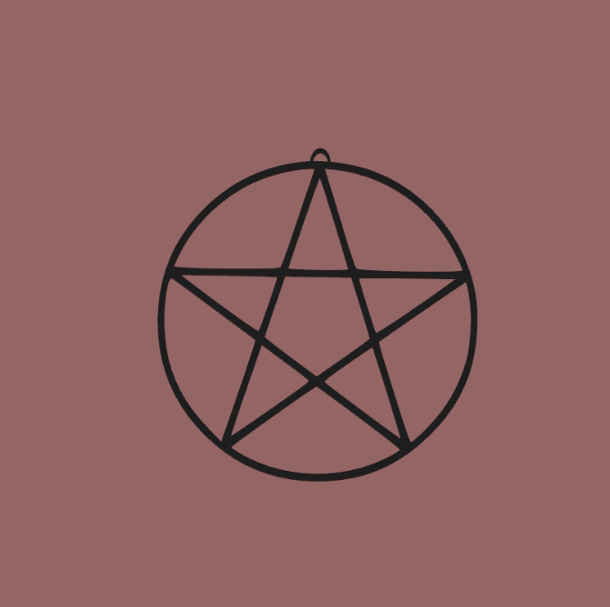 HOT PENTAGRAM EARRING