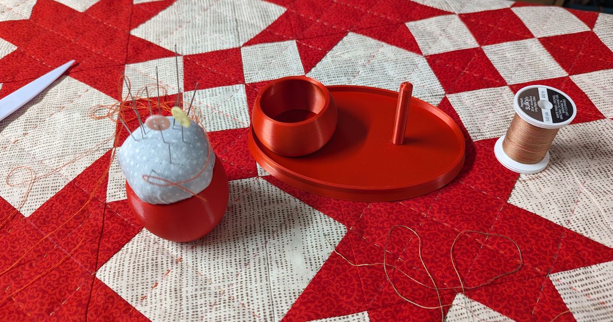 Needle and thread holders by Renatojd Download free STL model