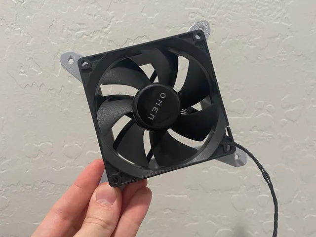 120mm to 92mm PC case fan adapter