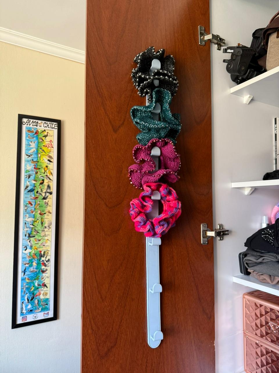 Modular Scrunchie Holder & Wall Hook Organizer (Expandable)