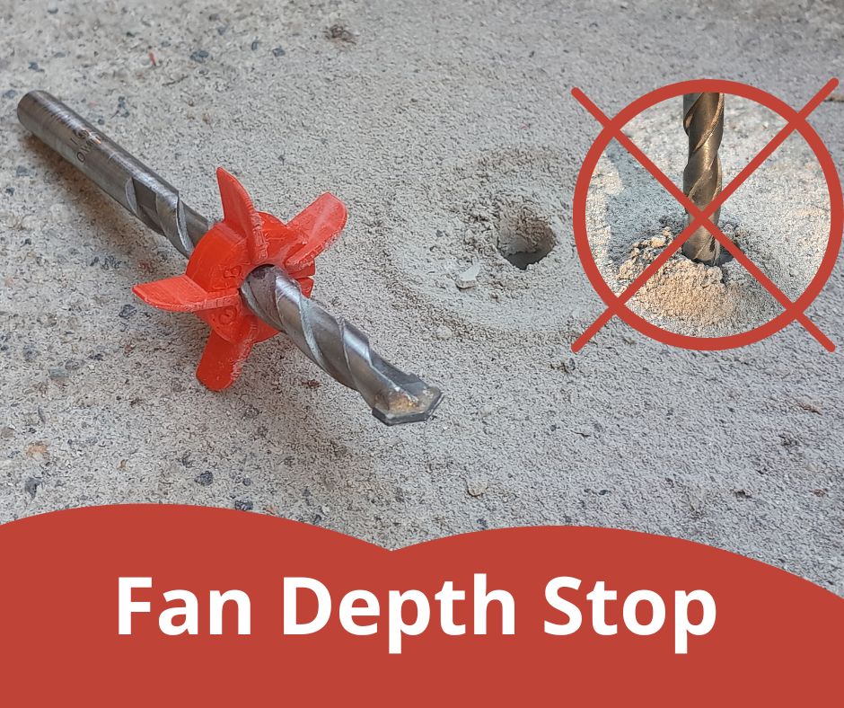 Fan Depth Stop 3D model thumbnail