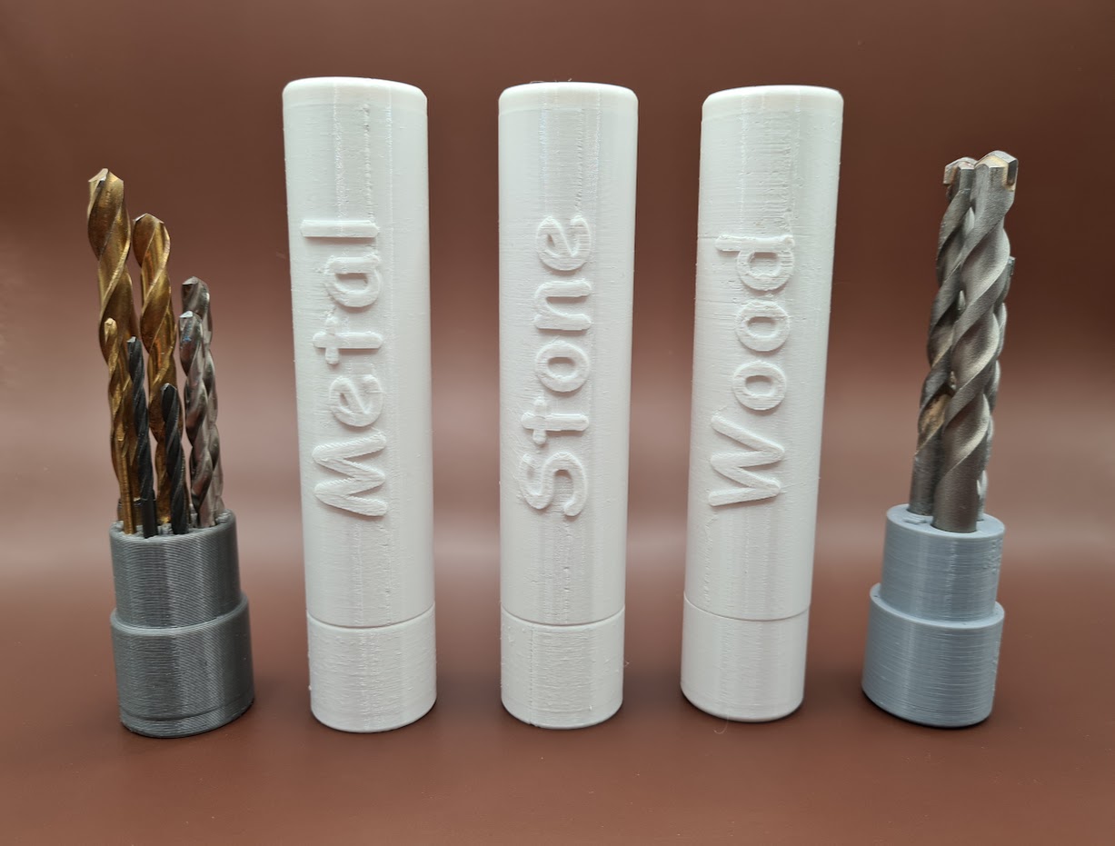 Drill Storage (Metal, Stone, Wood)
