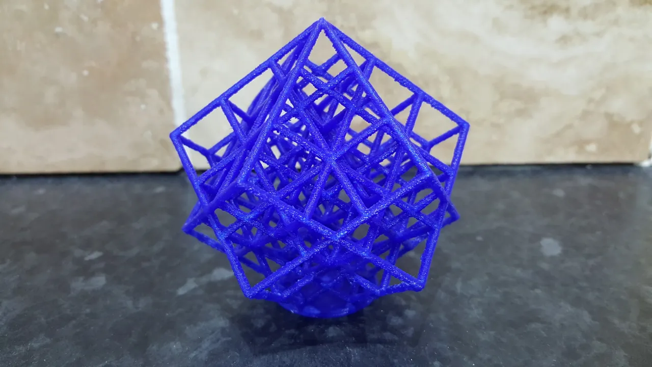 Lattice Cube - Revolved by SpikeUK | Download free STL model ...