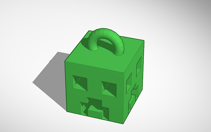 Creeper keychain by Austin | Download free STL model | Printables.com