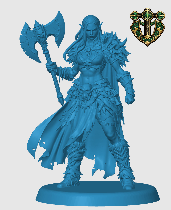 Drow Barbarian — miniatura 4