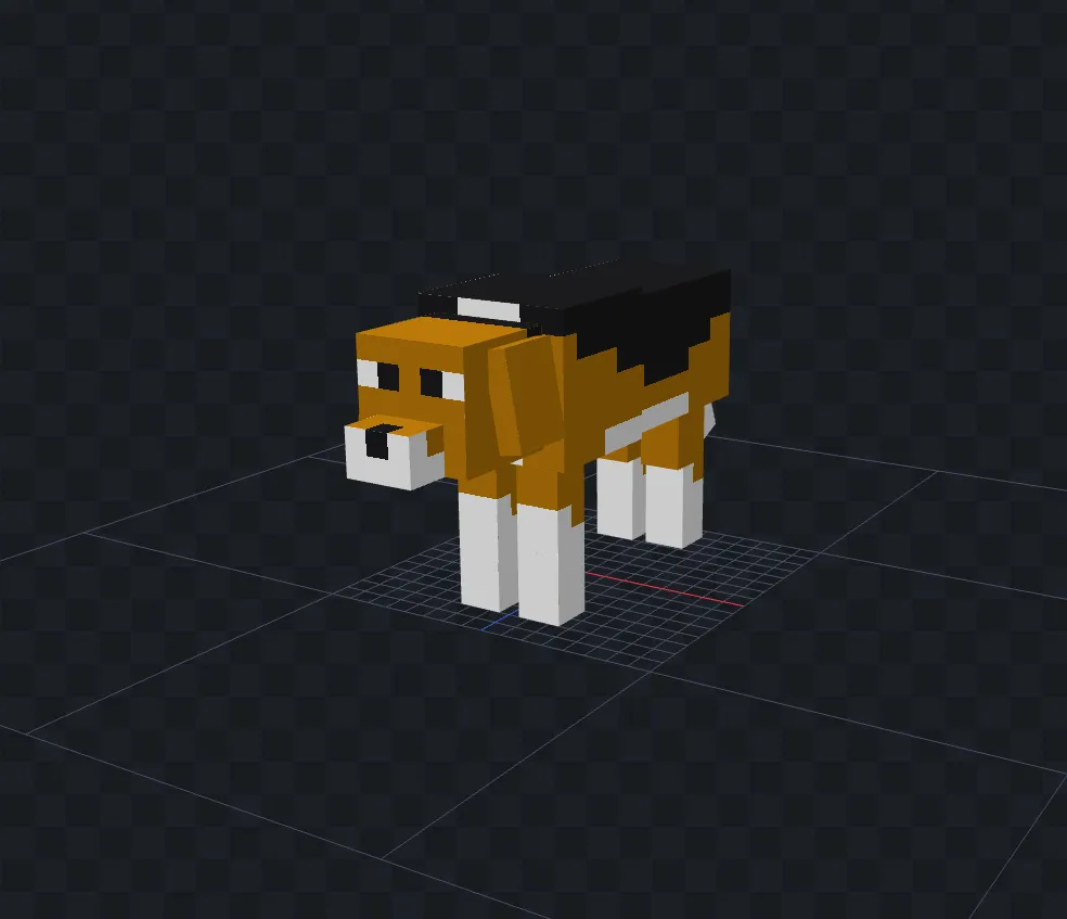 Minecraft Beagle by Austin | Download free STL model | Printables.com