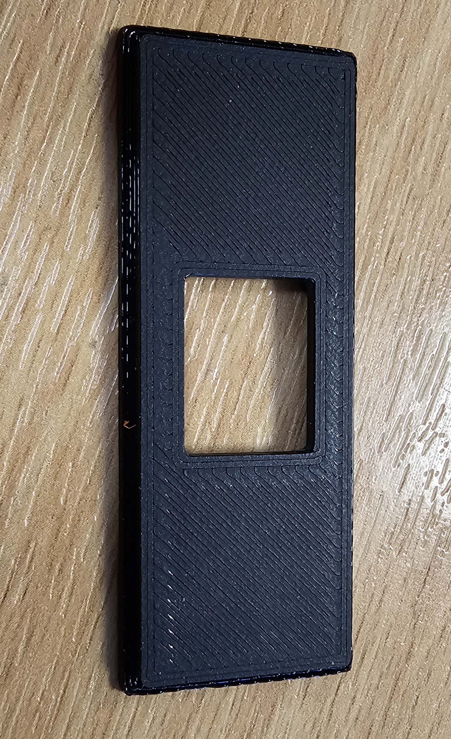 Hammond 1593KBK Enclosure End Cover - RJ45 Cutout