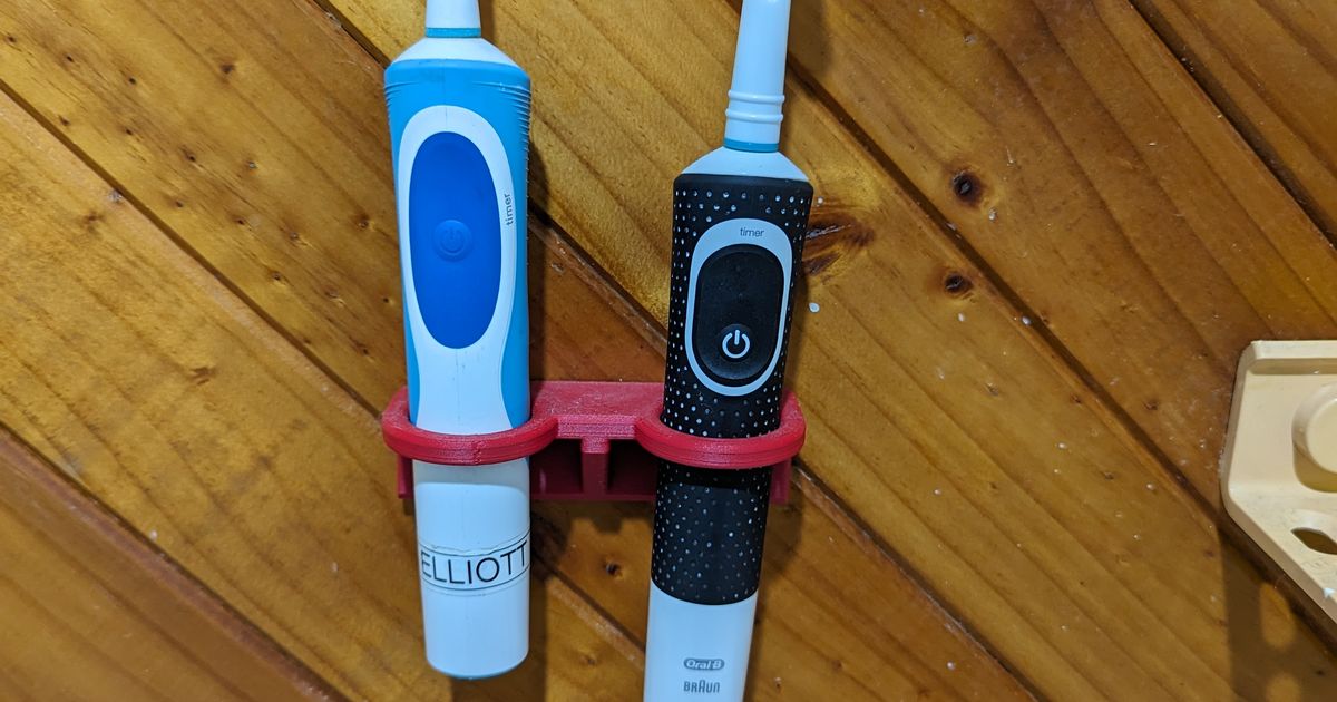 Toothbrush holder by Ben Hammersley Download free STL model