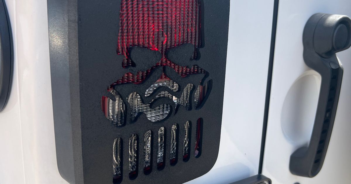 Jeep JK Rear Light Cover by Ryan Jameson | Download free STL model