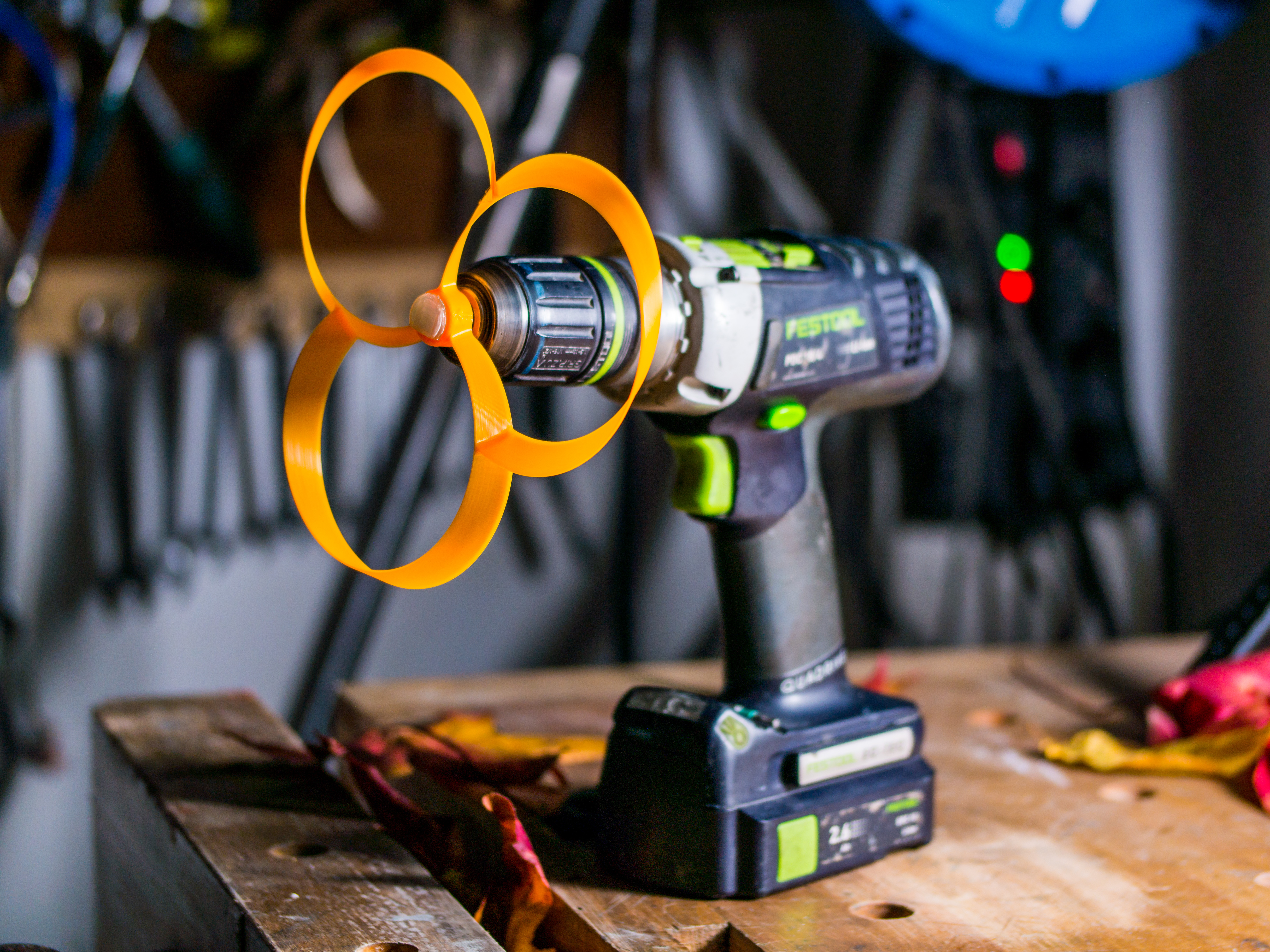 Screwdriver Ventilator & compressed air alternative Toroidal Design