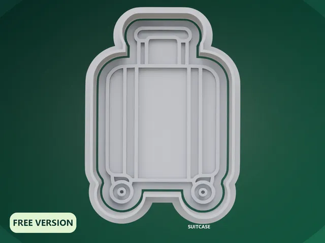 Air Travel Cookie Cutter STL – 3D Print Biscuit Mold Set