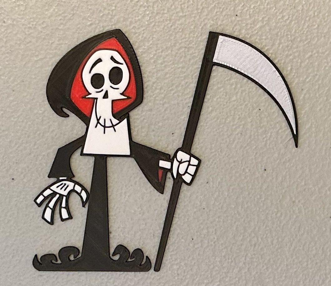 Multicolor Grim Magnet