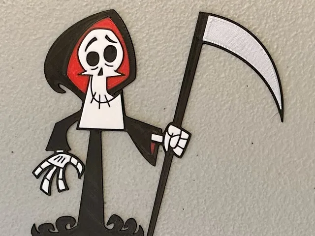 Multicolor Grim Magnet