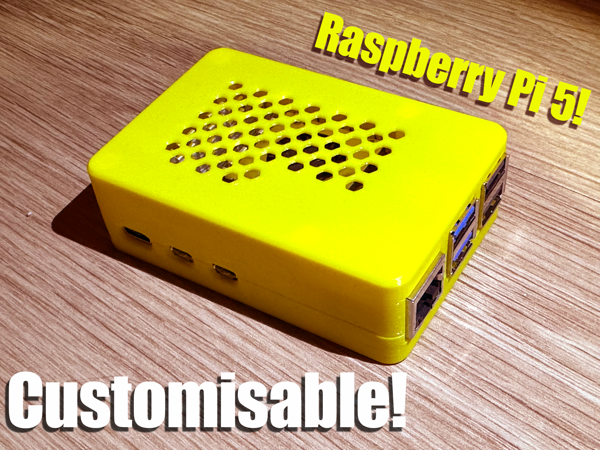 Raspberry Pi 5 Case (customisable)