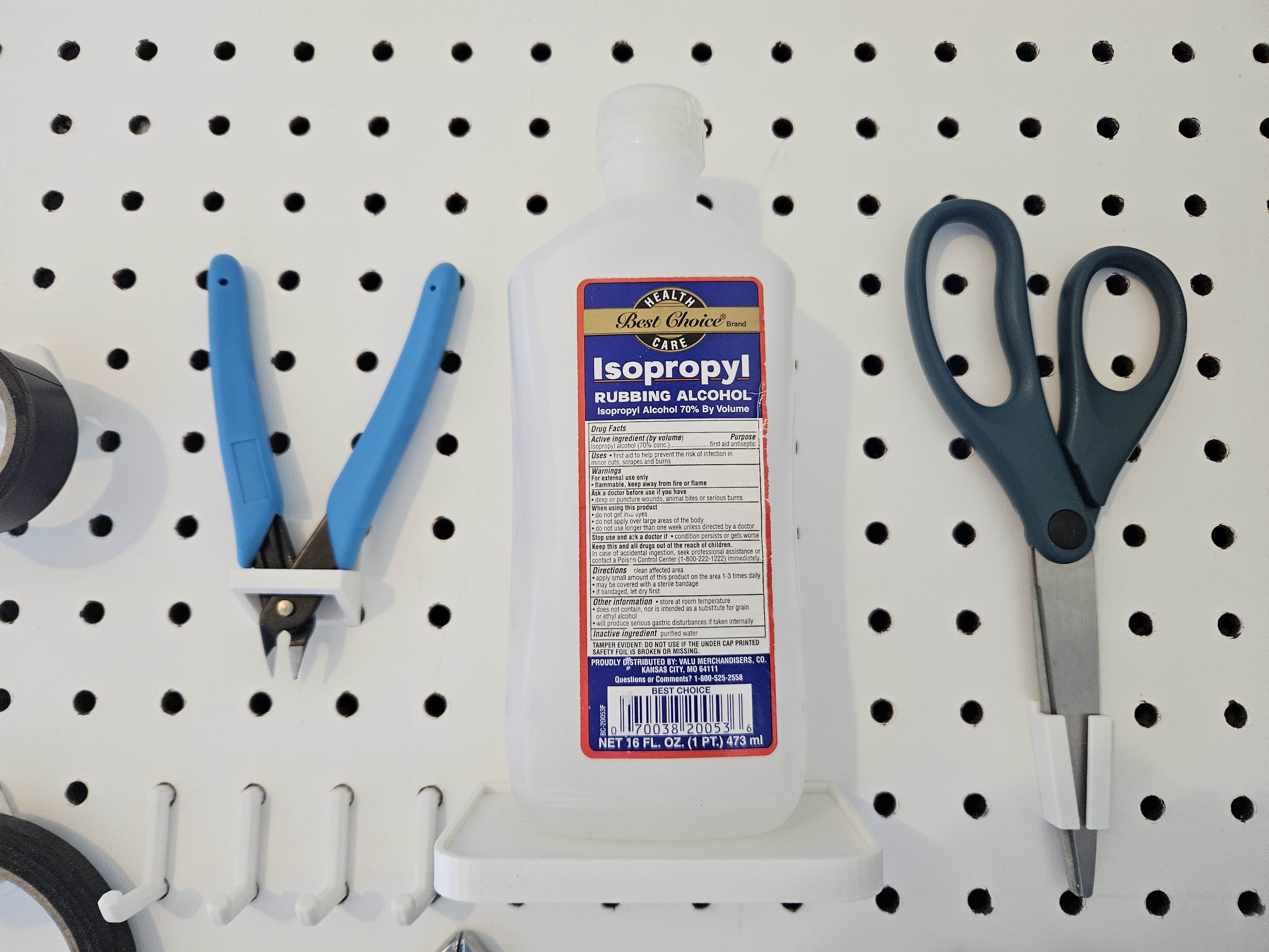 Pegboard Shelf