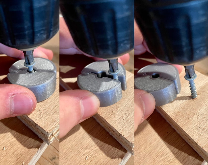 Hinged Screw Brace