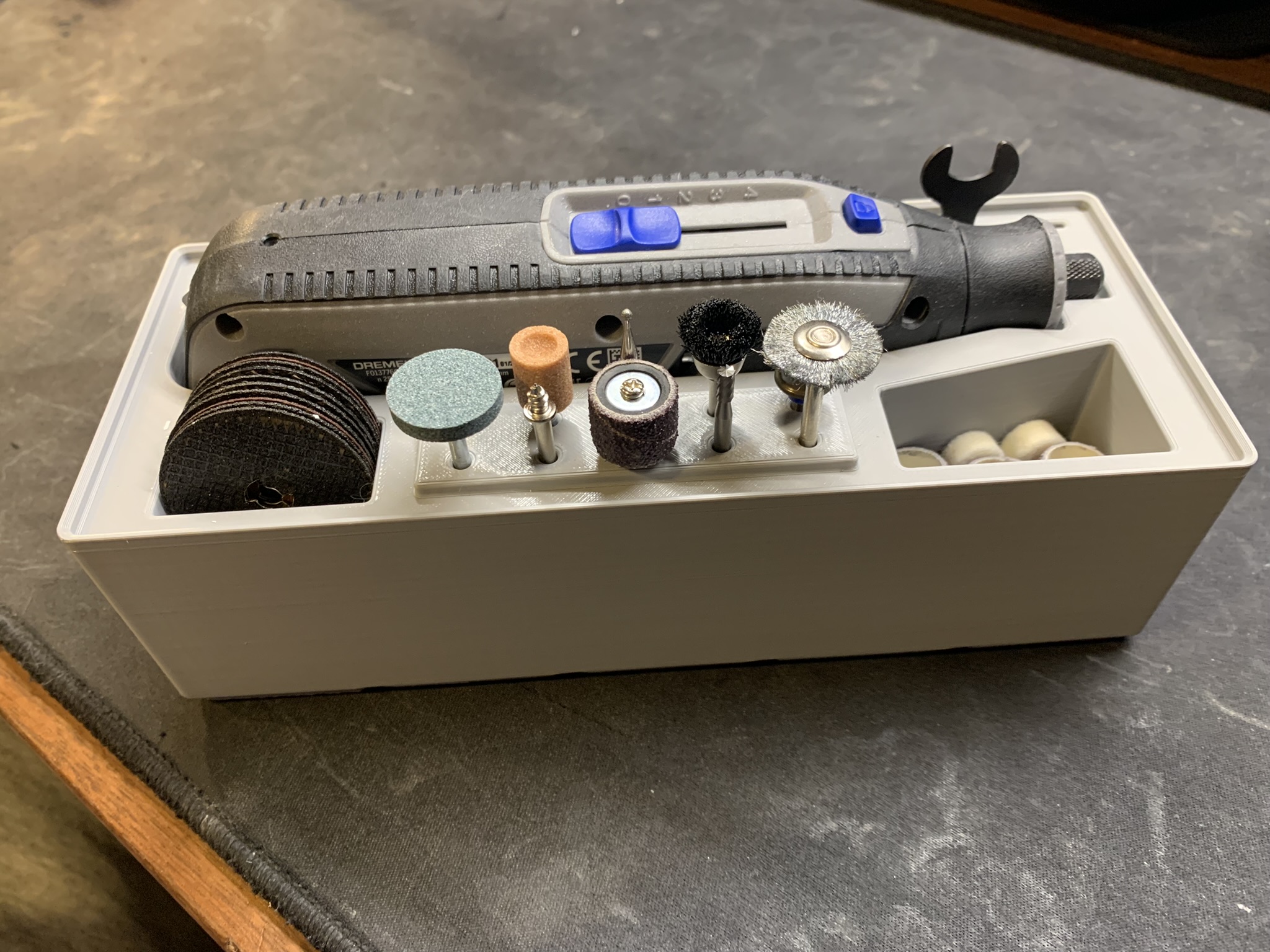Dremel Lite and Accessory Holder