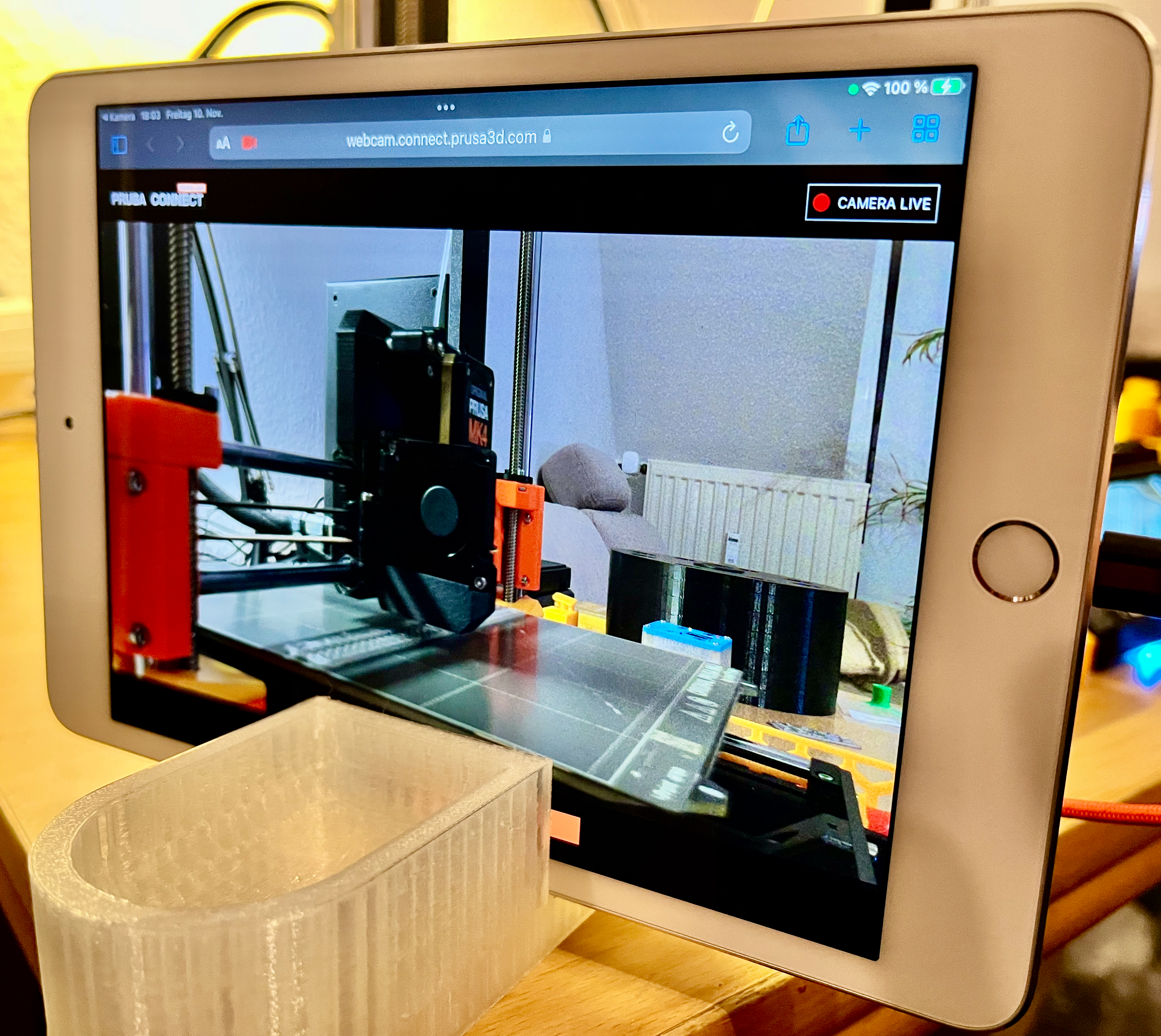 Miniatura 3 do modelo 3D iPad mini stand - PrinterCam