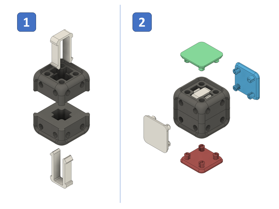 Miniatura 3 do modelo 3D Customizable Cube - Dice