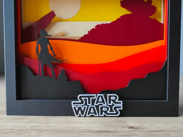 Star Wars Jakku Shadow Box