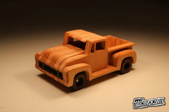 1954 Ford F100 simplified CNC model (with interior)