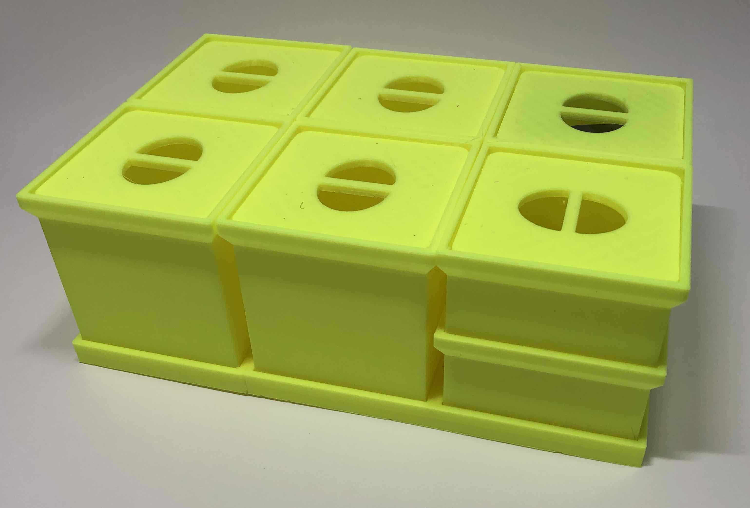 Stacking Bins for Small Parts by Fusilier Download free STL model