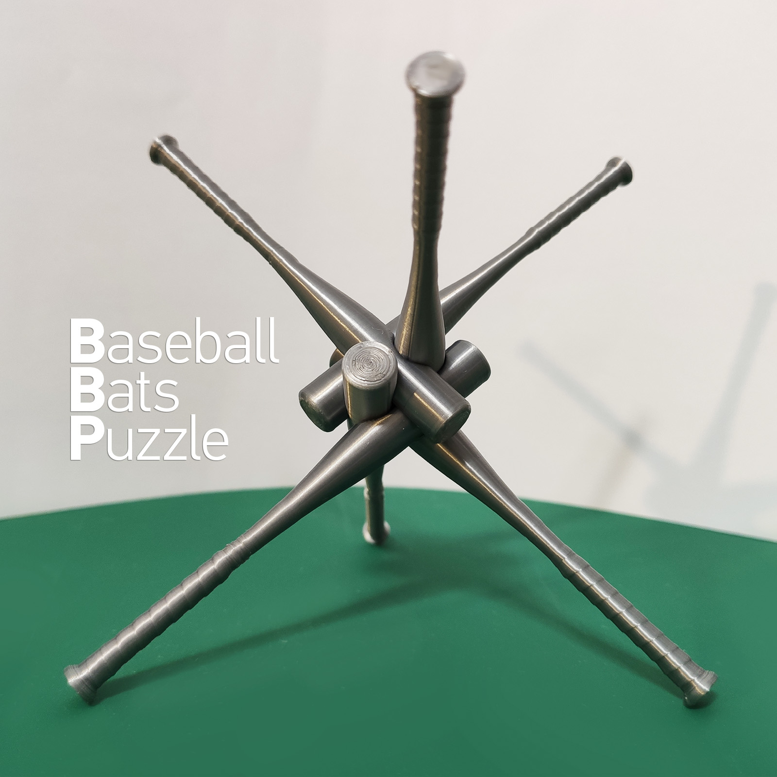 Baseball Bats Puzzle by C0PATHUK Download free STL model