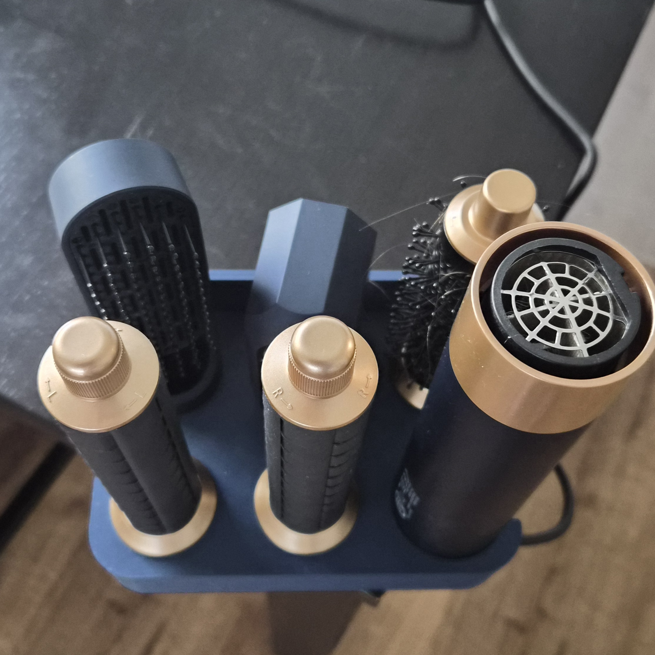 Whipl hair dryer storage