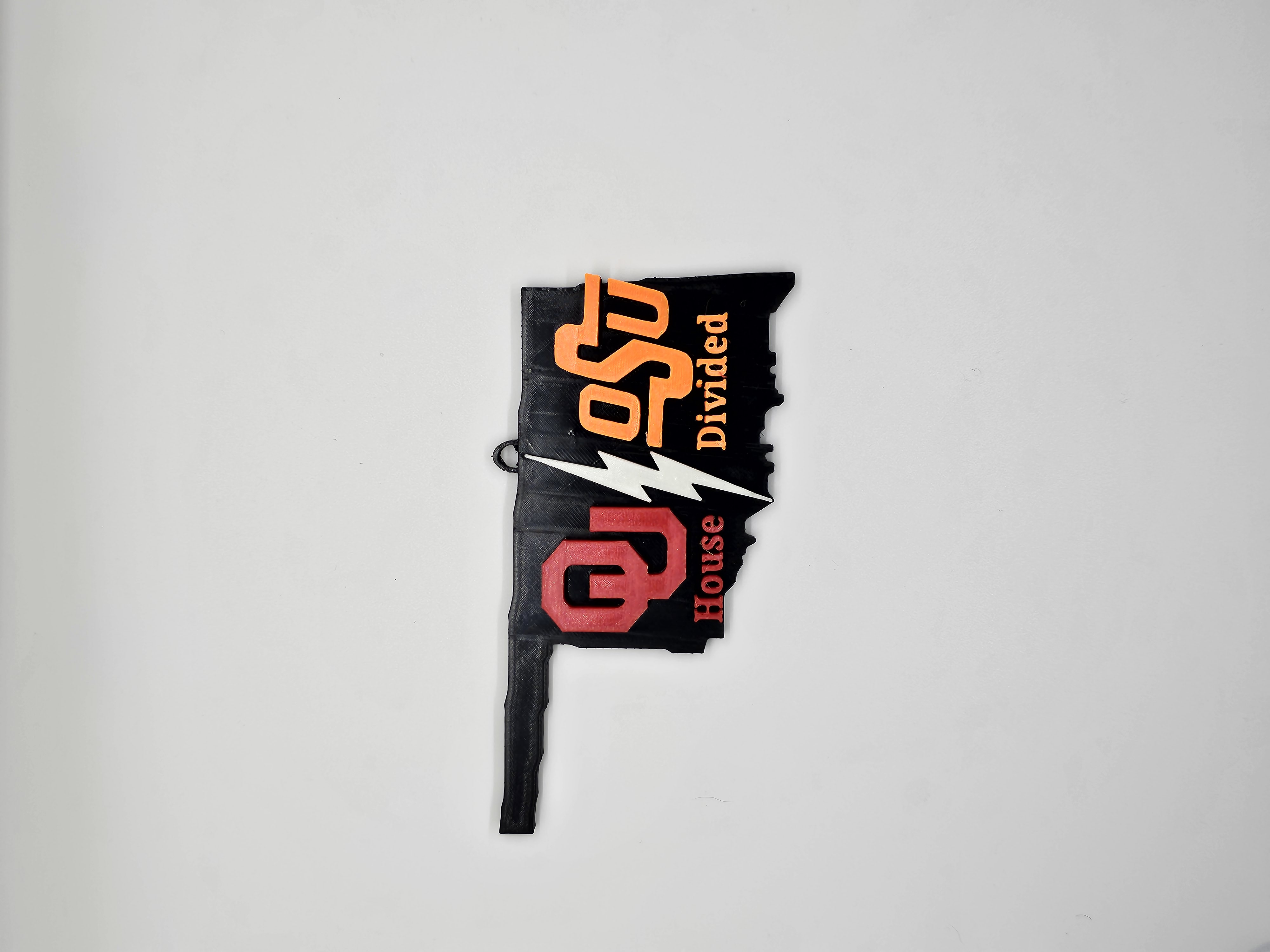 Oklahoma House Divided OU/OSU by Andrew Gosnell Download free STL