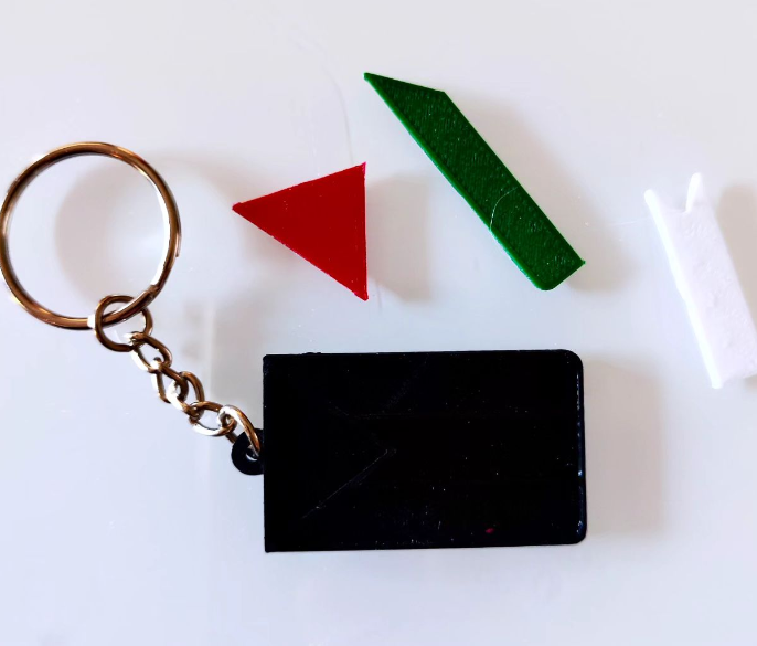 Palestine Flag Keychain — miniatura 2