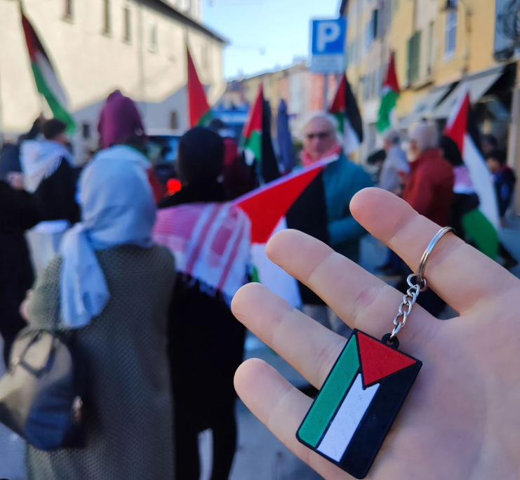 Palestine Flag Keychain — miniatura 3