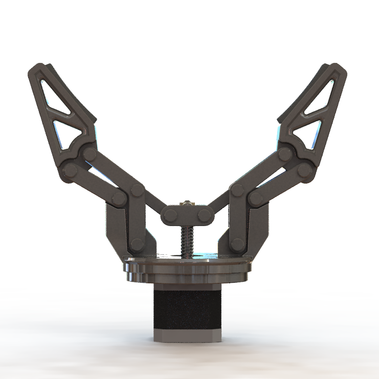 Robot servo motor gripper by A11 Designs Download free STL model