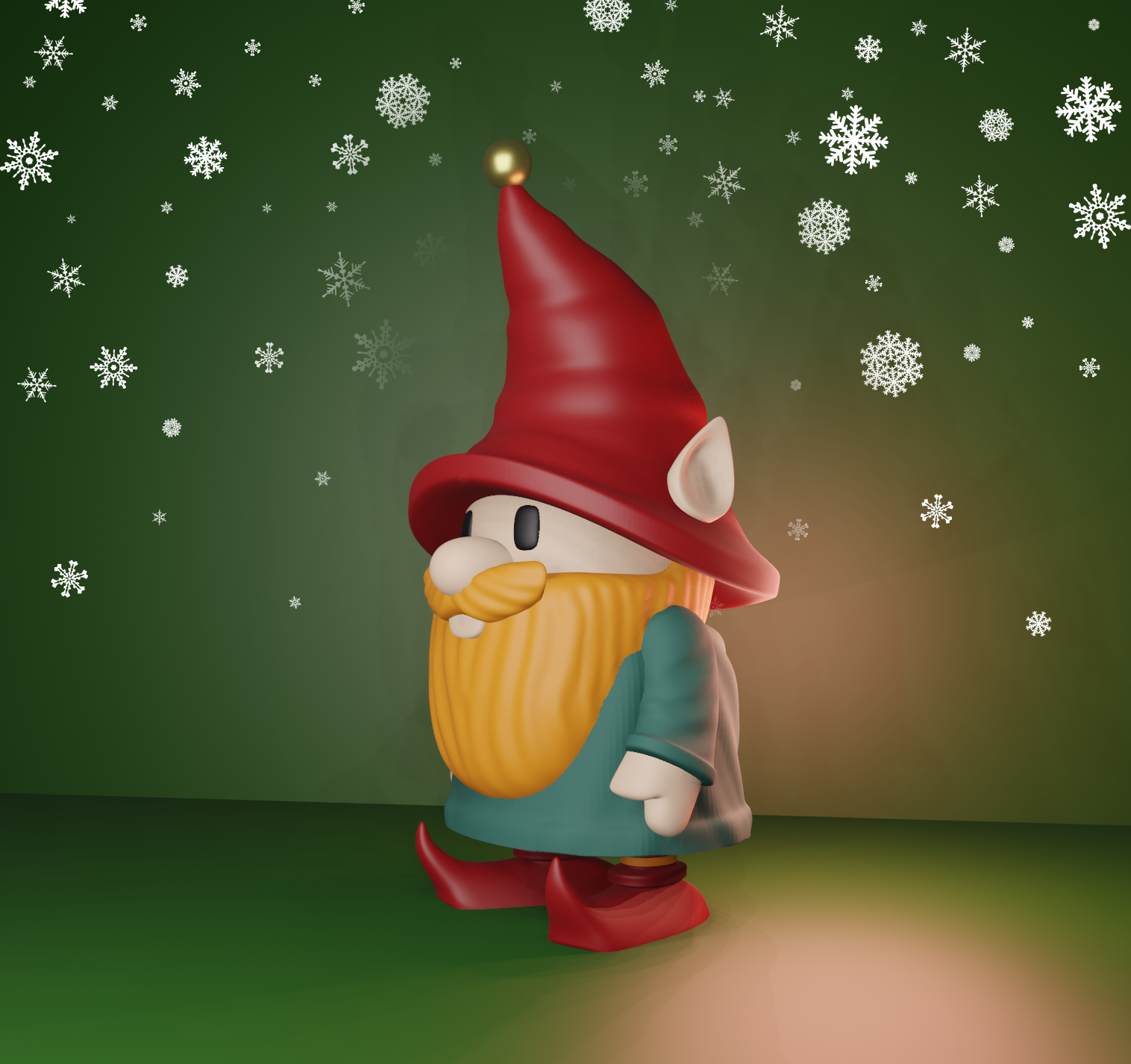 Holiday Gnome by Kyle Wheelock | Download free STL model | Printables.com