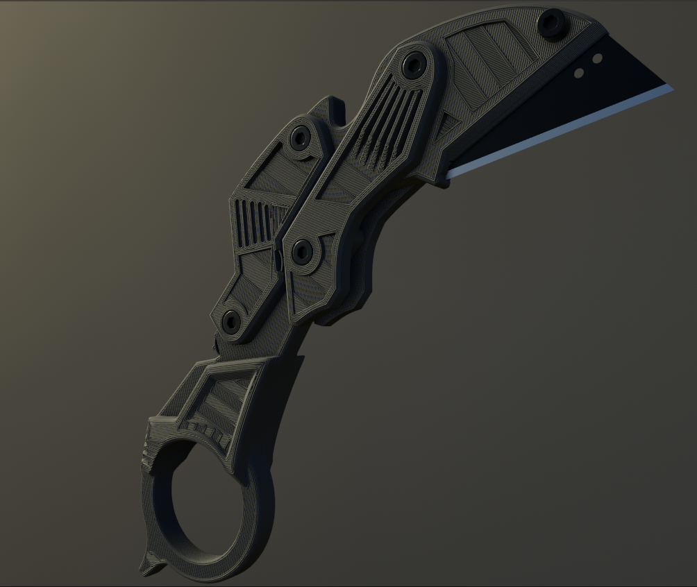 Karambit Utility Knife by s09eng, Download free STL model