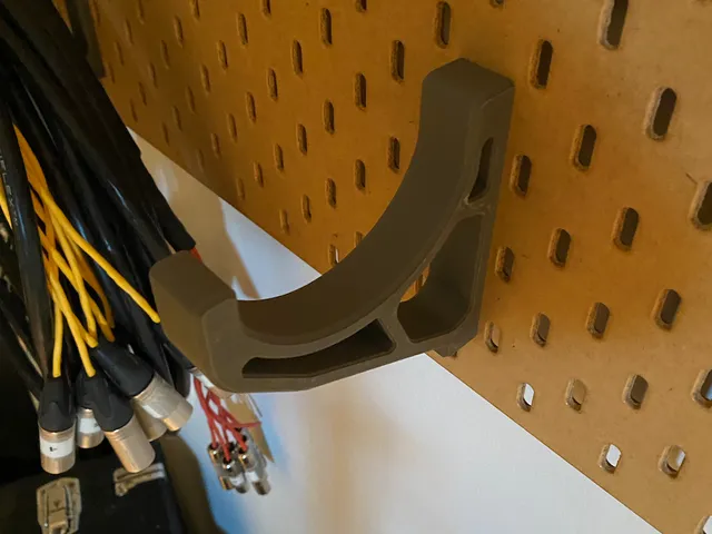 Ikea Skadis Cable Hook.