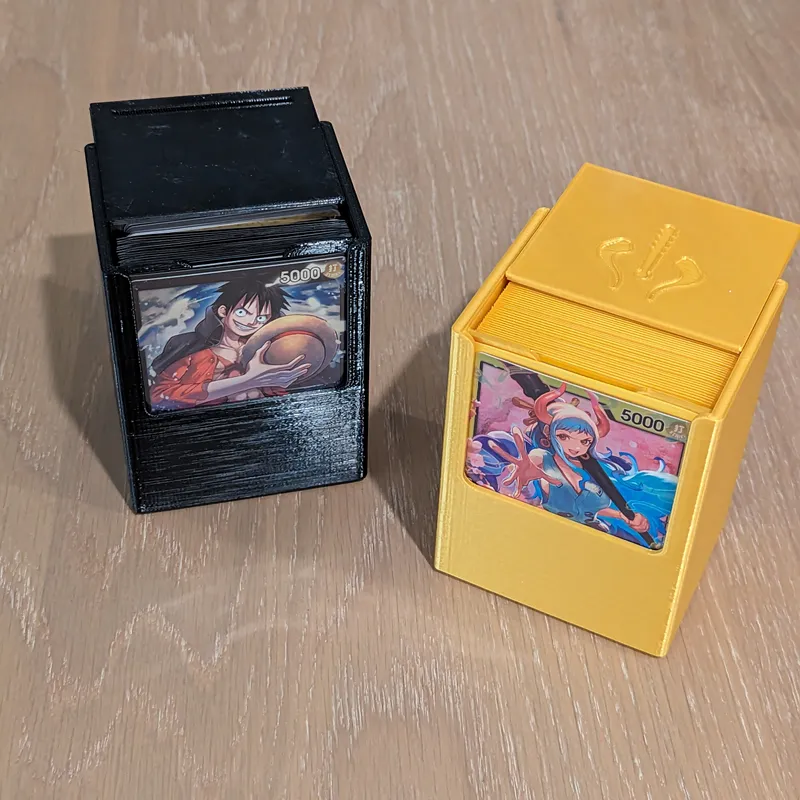 3D file One Piece Trading Card Game Poneglyph Deck Box 📦・3D printer model  to download・Cults