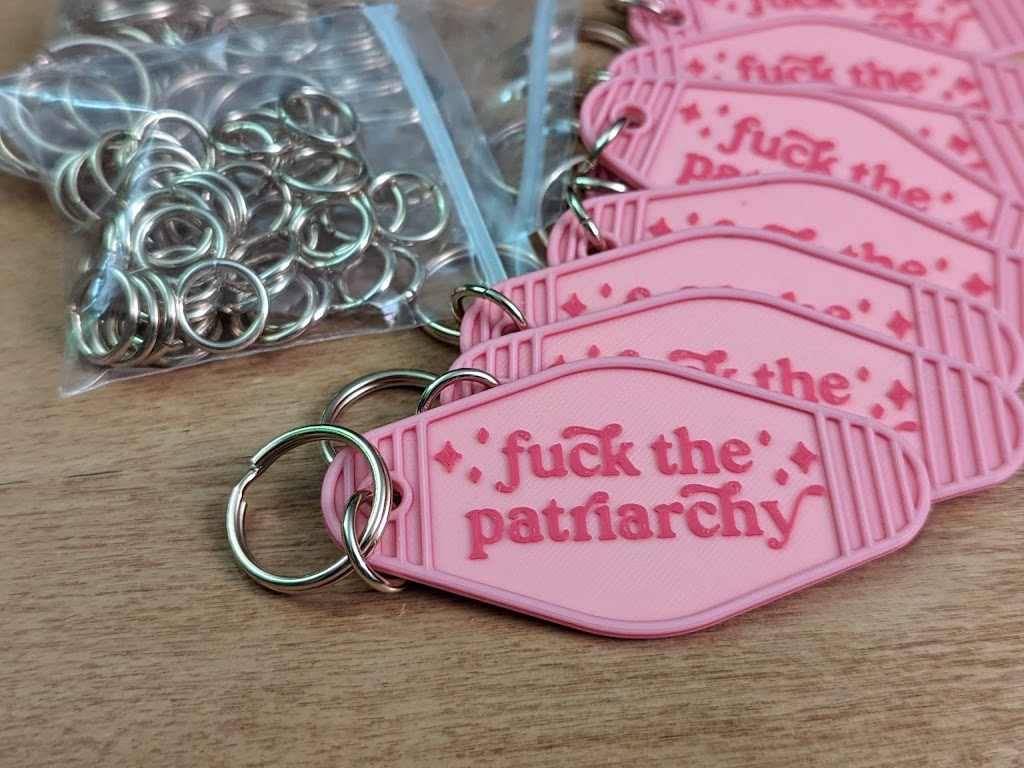 F*ck the patriarchy keychain by jmdbcool | Download free STL model ...